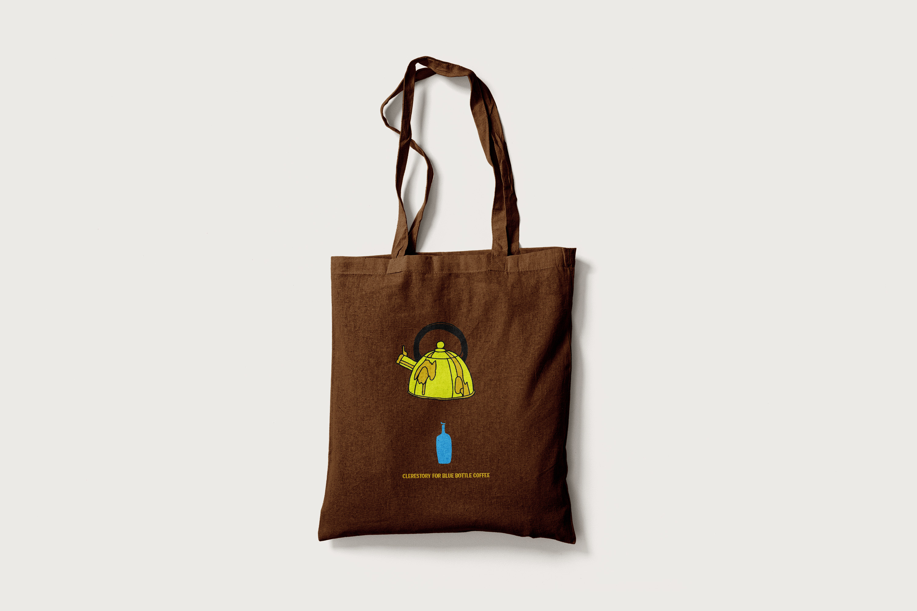Brown Clerestory tote bag mockup